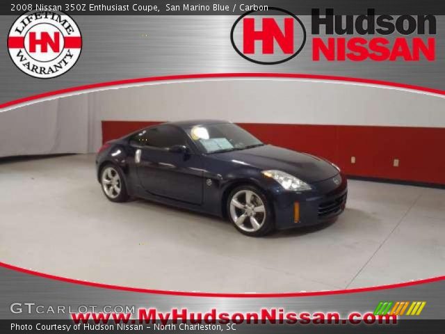 2008 Nissan 350Z Enthusiast Coupe in San Marino Blue