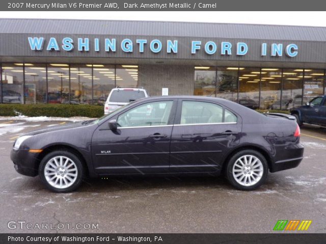 2007 Mercury Milan V6 Premier AWD in Dark Amethyst Metallic