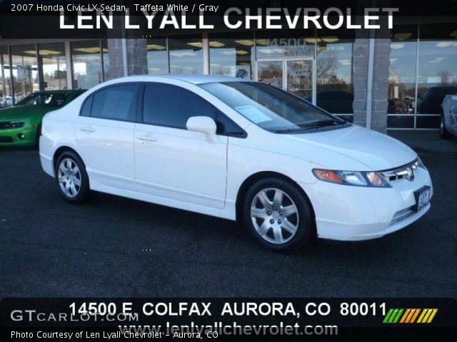 2007 Honda Civic LX Sedan in Taffeta White