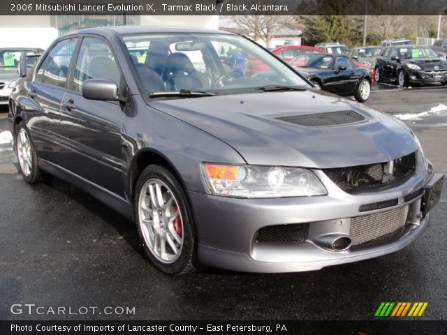 2006 Mitsubishi Lancer Evolution IX in Tarmac Black