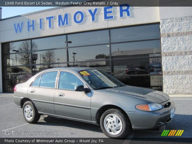 1998 Ford Escort LX Sedan in Medium Pewter Grey Metallic