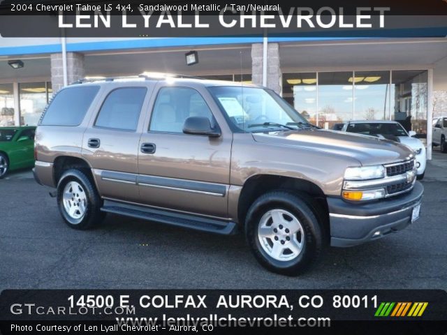 2004 Chevrolet Tahoe LS 4x4 in Sandalwood Metallic