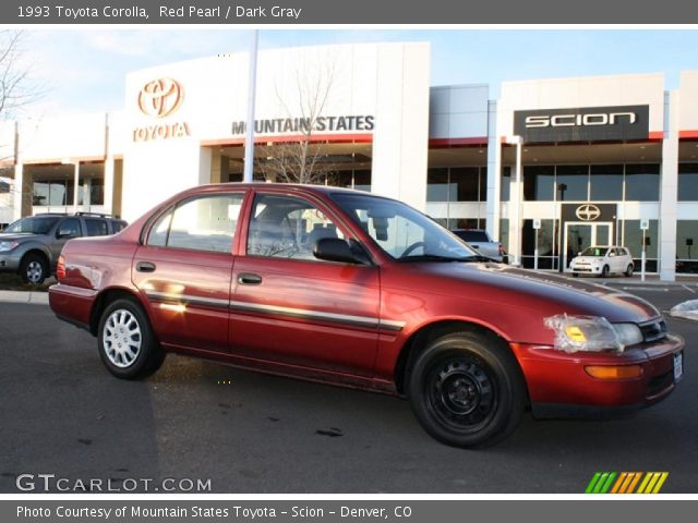 1993 Toyota Corolla  in Red Pearl
