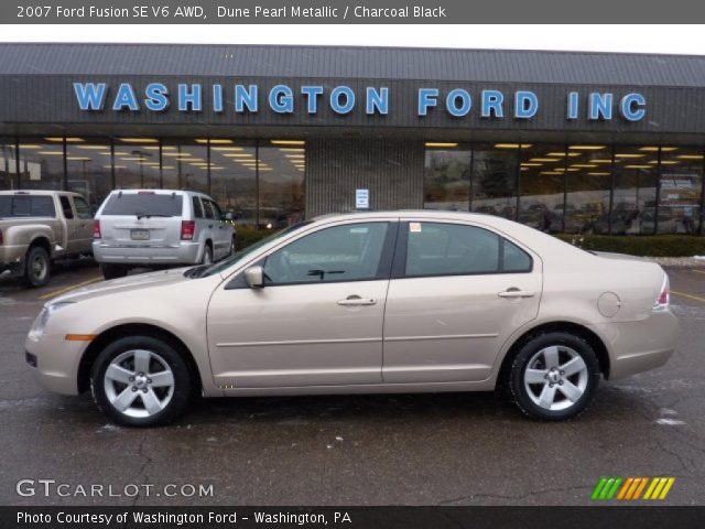 2007 Ford Fusion SE V6 AWD in Dune Pearl Metallic