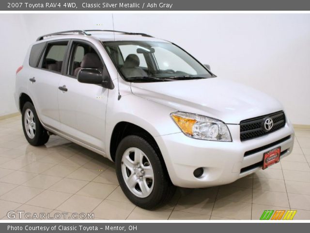 2007 Toyota RAV4 4WD in Classic Silver Metallic
