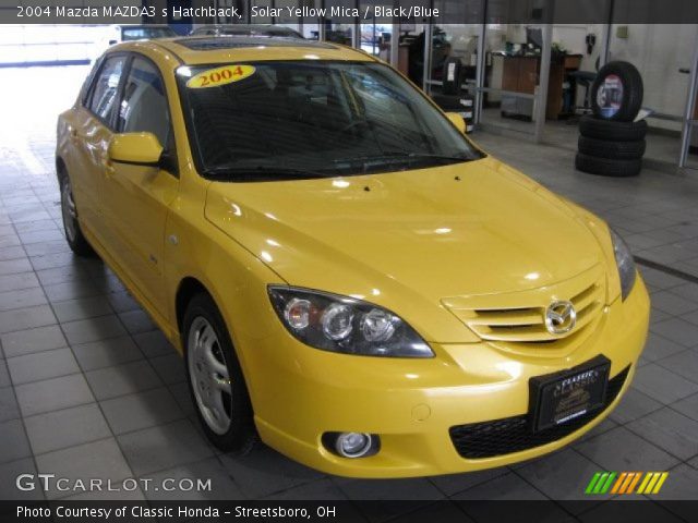 2004 Mazda MAZDA3 s Hatchback in Solar Yellow Mica