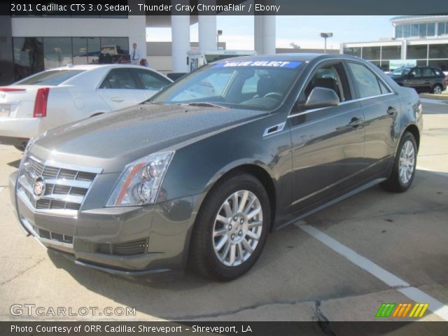 2011 Cadillac CTS 3.0 Sedan in Thunder Gray ChromaFlair