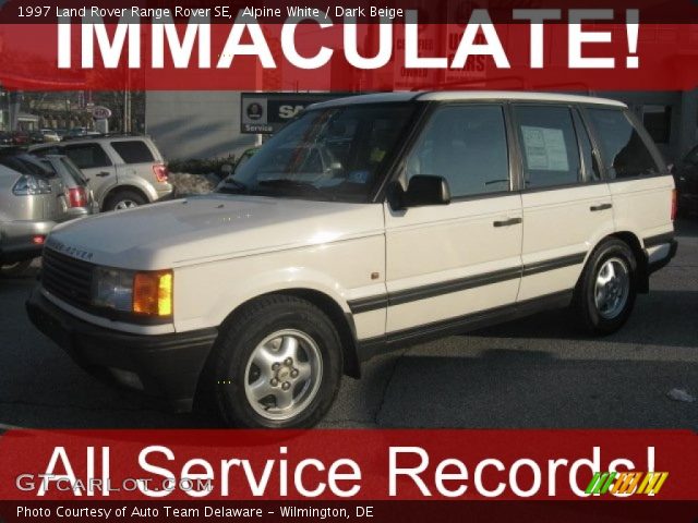 1997 Land Rover Range Rover SE in Alpine White