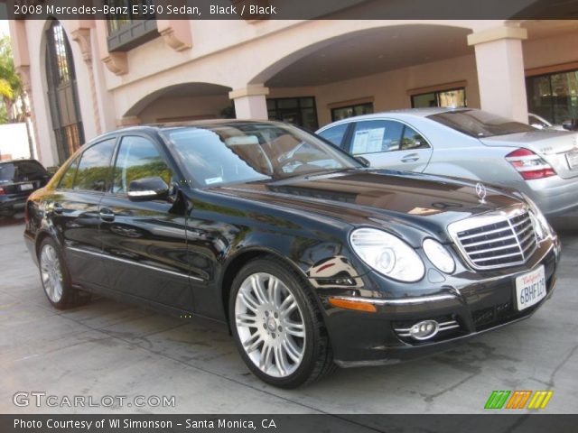2008 Mercedes-Benz E 350 Sedan in Black