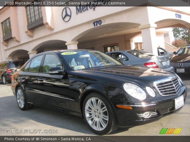 2008 Mercedes-Benz E 350 Sedan in Sienna Black Metallic