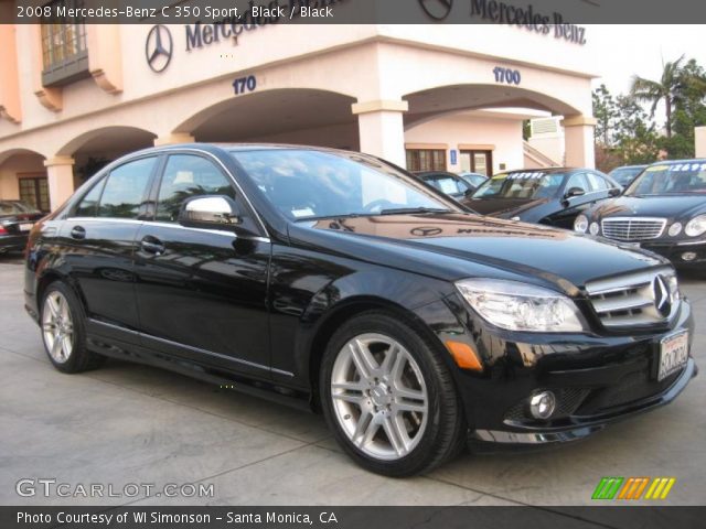 2008 Mercedes-Benz C 350 Sport in Black