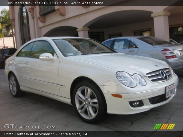 2009 Mercedes-Benz CLK 350 Coupe in Arctic White