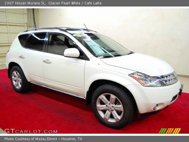 2007 Nissan Murano SL in Glacier Pearl White