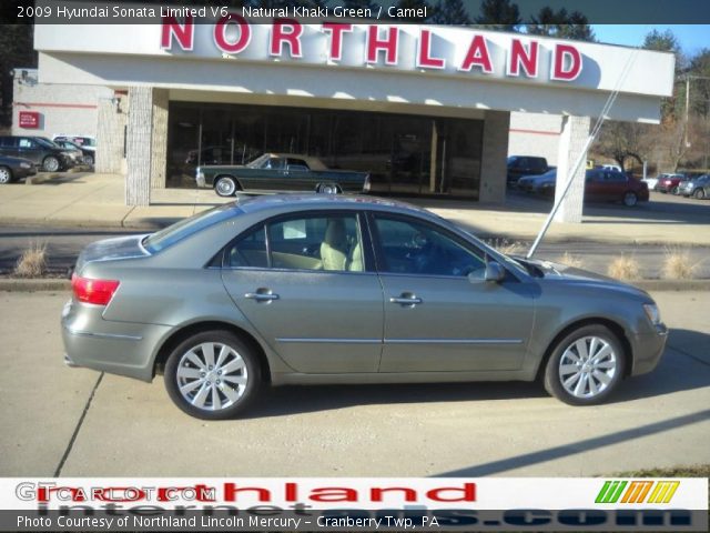 2009 Hyundai Sonata Limited V6 in Natural Khaki Green