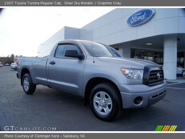 2007 Toyota Tundra Regular Cab in Silver Sky Metallic