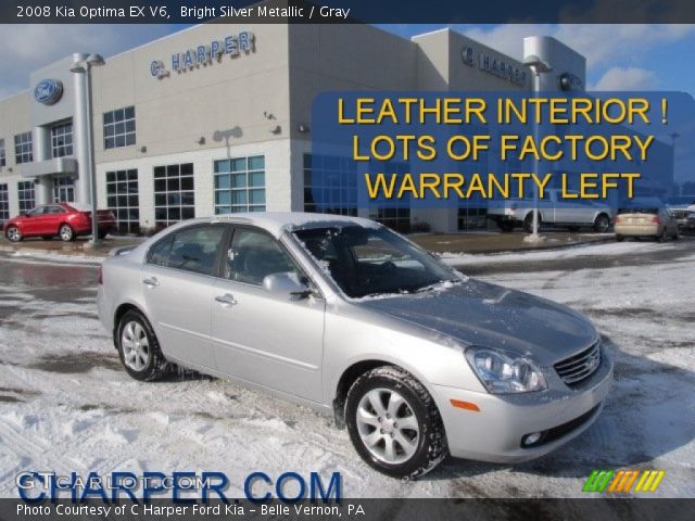 2008 Kia Optima EX V6 in Bright Silver Metallic