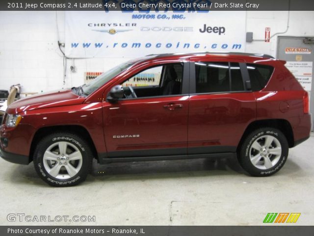 2011 Jeep Compass 2.4 Latitude 4x4 in Deep Cherry Red Crystal Pearl
