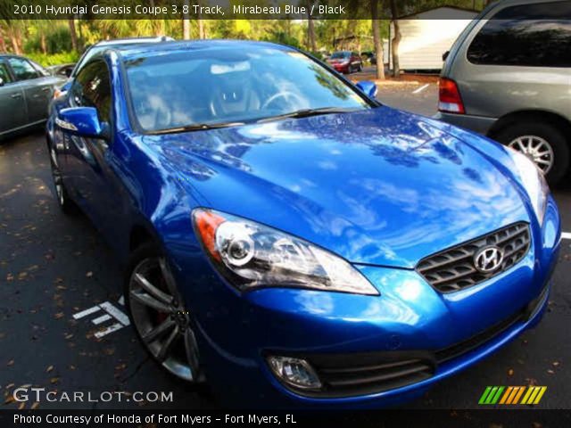2010 Hyundai Genesis Coupe 3.8 Track in Mirabeau Blue