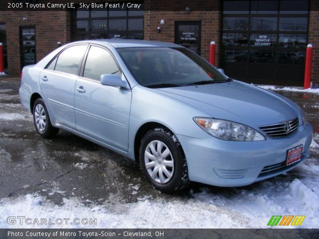 2005 Toyota Camry LE in Sky Blue Pearl