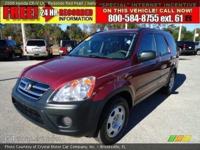 2006 Honda CR-V LX in Redondo Red Pearl