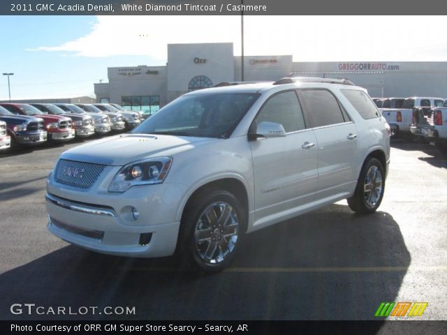 2011 GMC Acadia Denali in White Diamond Tintcoat