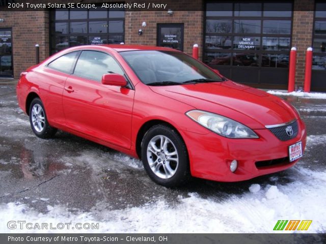 2004 Toyota Solara SE Coupe in Absolutely Red