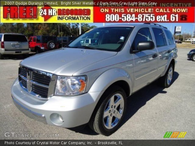 2007 Dodge Durango Limited in Bright Silver Metallic