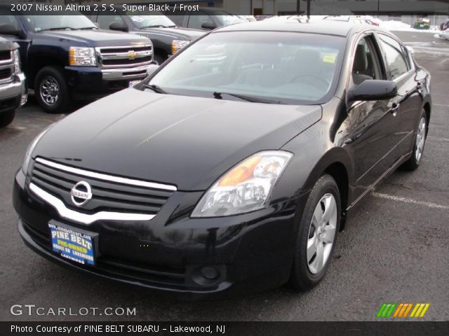 2007 Nissan Altima 2.5 S in Super Black