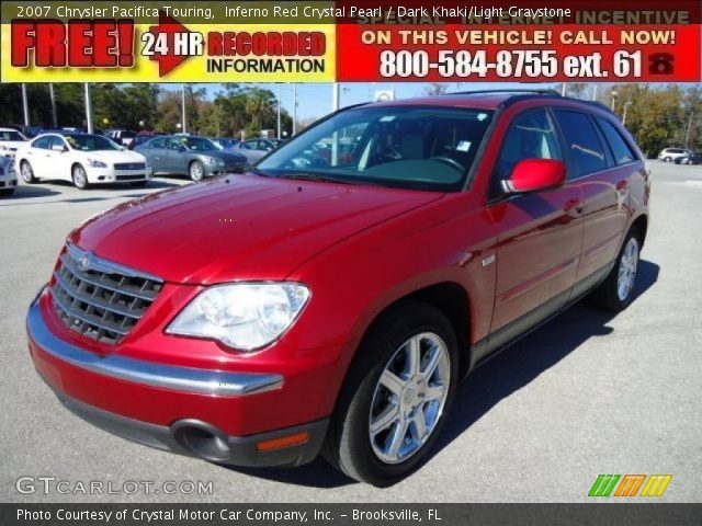 2007 Chrysler Pacifica Touring in Inferno Red Crystal Pearl