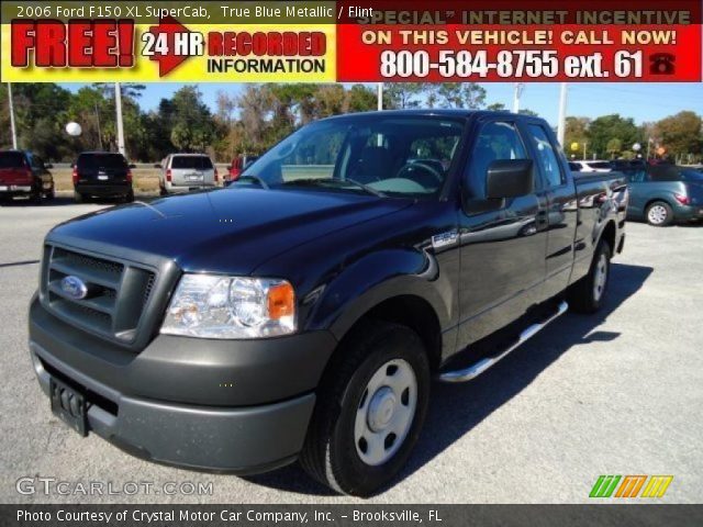 2006 Ford F150 XL SuperCab in True Blue Metallic