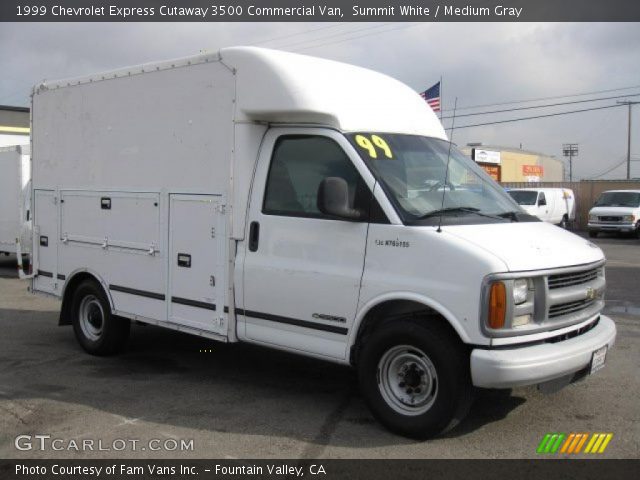 1999 Chevrolet Express Cutaway 3500 Commercial Van in Summit White