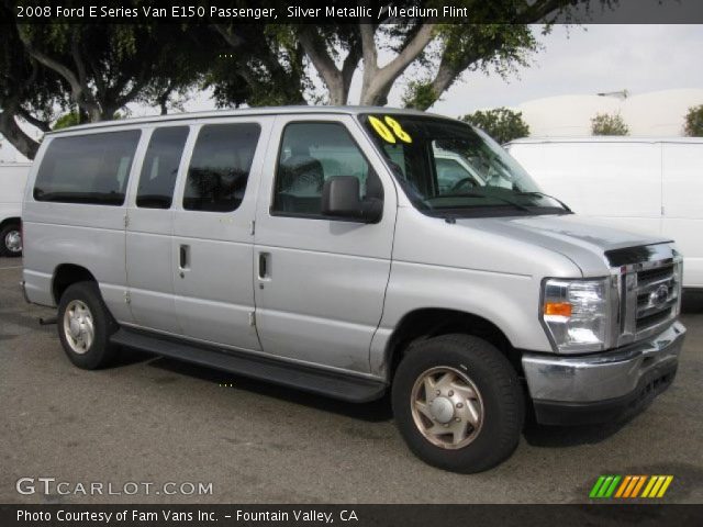 2008 Ford E Series Van E150 Passenger in Silver Metallic