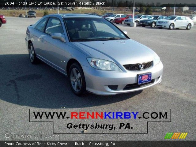 2004 Honda Civic EX Coupe in Satin Silver Metallic
