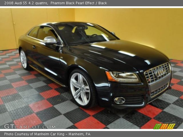 2008 Audi S5 4.2 quattro in Phantom Black Pearl Effect