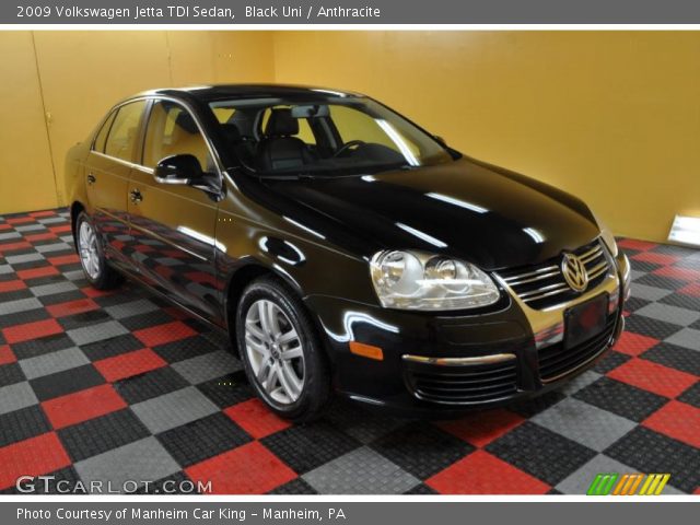 2009 Volkswagen Jetta TDI Sedan in Black Uni