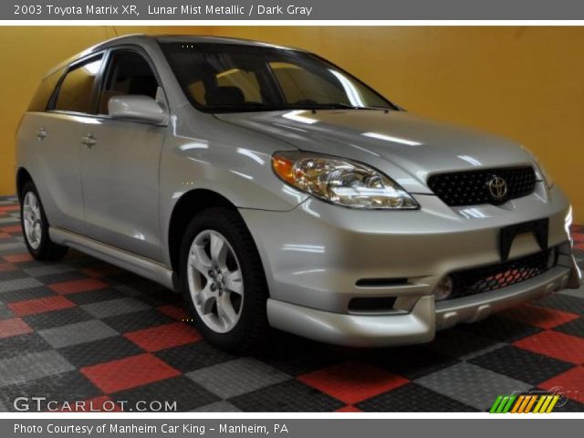 2003 Toyota Matrix XR in Lunar Mist Metallic