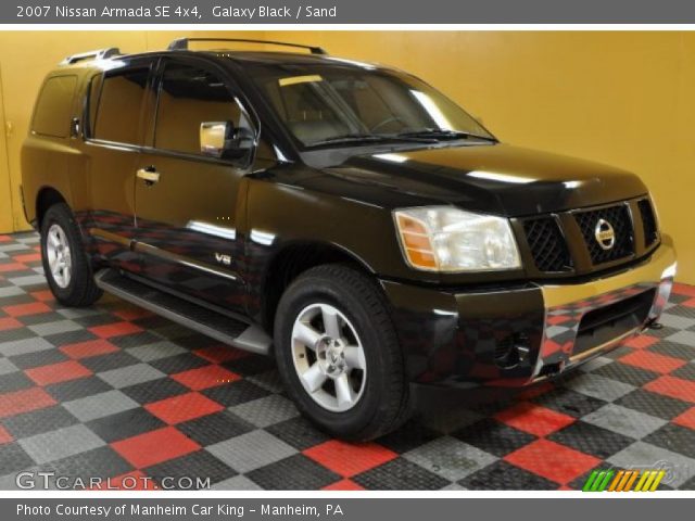 2007 Nissan Armada SE 4x4 in Galaxy Black