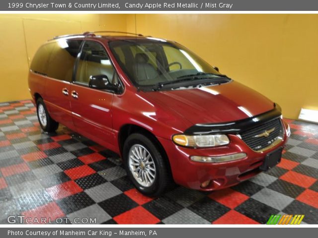 1999 Chrysler Town & Country Limited in Candy Apple Red Metallic