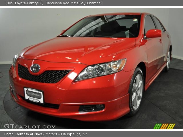 2009 Toyota Camry SE in Barcelona Red Metallic