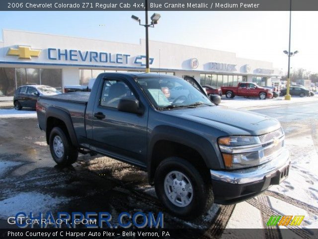 2006 Chevrolet Colorado Z71 Regular Cab 4x4 in Blue Granite Metallic