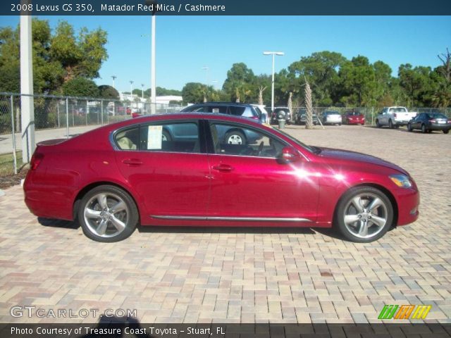 2008 Lexus GS 350 in Matador Red Mica