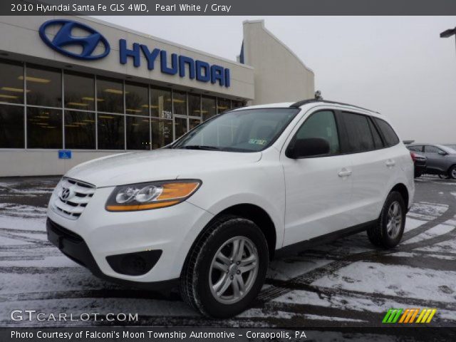 2010 Hyundai Santa Fe GLS 4WD in Pearl White