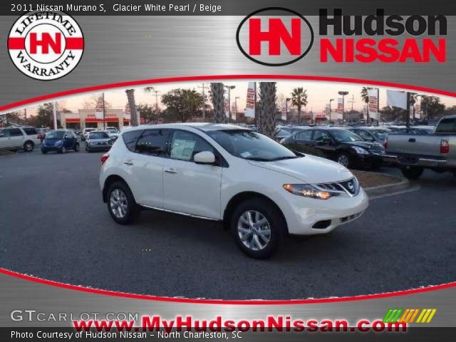 2011 Nissan Murano S in Glacier White Pearl