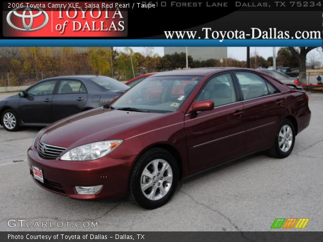 2006 Toyota Camry XLE in Salsa Red Pearl