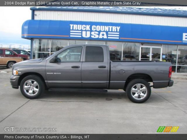 2004 Dodge Ram 1500 Laramie Quad Cab in Graphite Metallic
