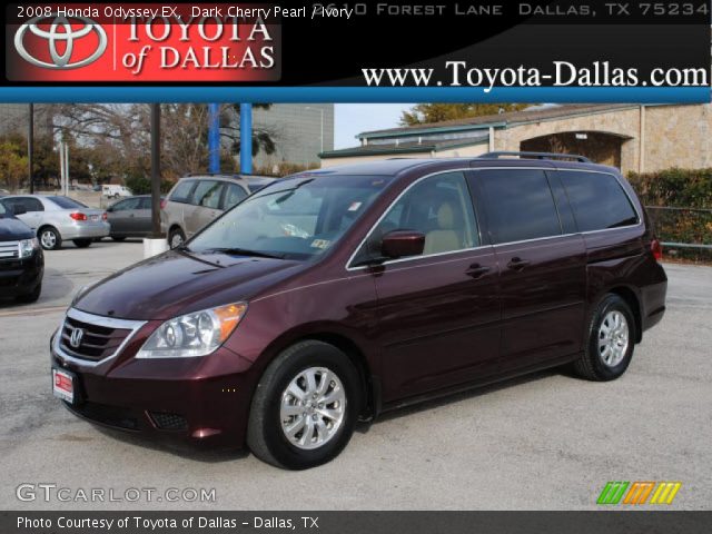 2008 Honda Odyssey EX in Dark Cherry Pearl