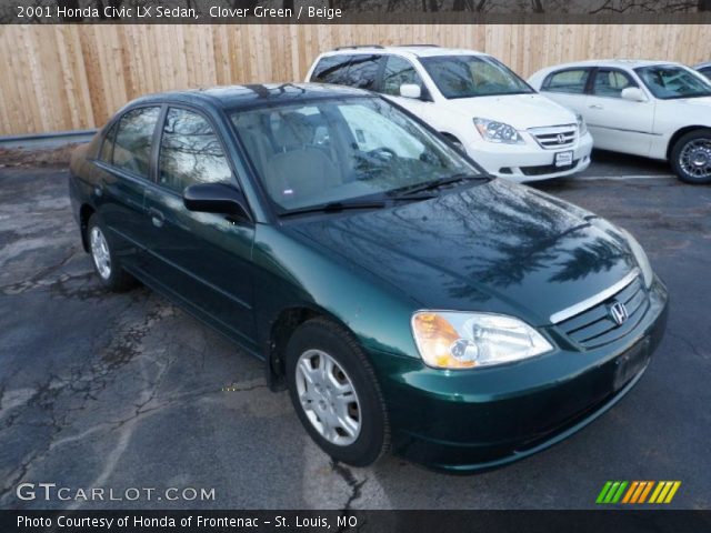 2001 Honda Civic LX Sedan in Clover Green