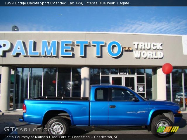 1999 Dodge Dakota Sport Extended Cab 4x4 in Intense Blue Pearl