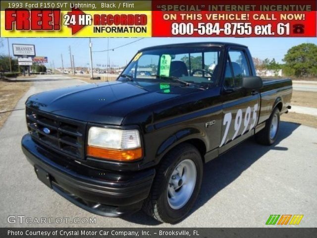 1993 Ford F150 SVT Lightning in Black