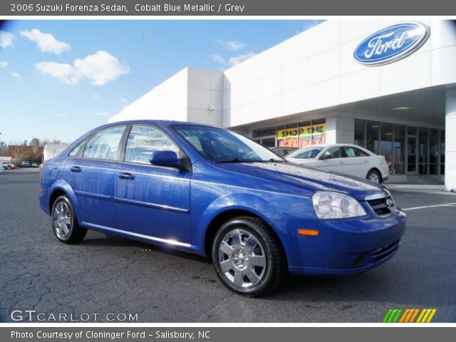 2006 Suzuki Forenza Sedan in Cobalt Blue Metallic